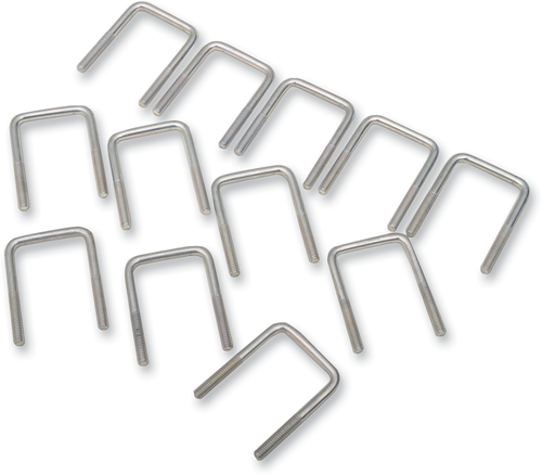 MOOSE OFFROAD U-Bolt - Square - 5/16" x 2" x 3" BB26PF