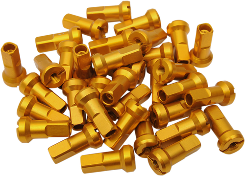MOOSE OFFROAD Spoke Nipples - MX1 - Gold - 9 Gauge - Set 24-990