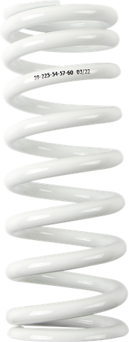 MOOSE OFFROAD Shock Spring - 59 mm OD - 54/57/60 n/mm - White 1312-1013