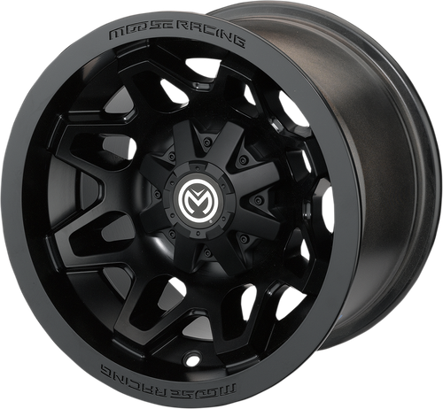 MOOSE OFFROAD Wheel - 416X - Rear - Black - 14x8 - 4/136 - 4+4 416MO148136MB4