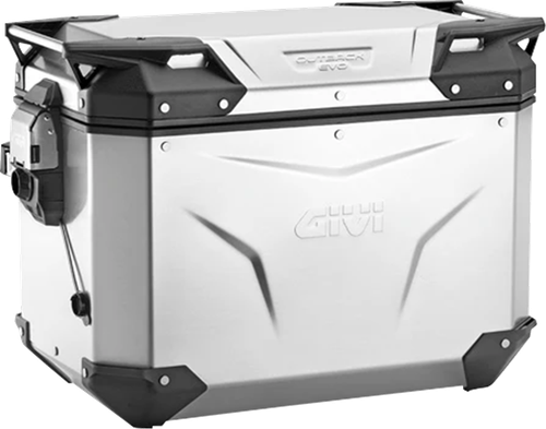 GIVI Outback Evo Side Case - Right - 48 Liter - Silver OBKEV48AR