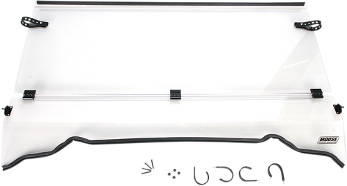 MOOSE OFFROAD Full Folding Windshield - Ranger LEMA100-0012