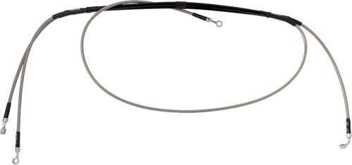 MOOSE OFFROAD Brake Line Pair - Stainless Steel B05-1-018/P