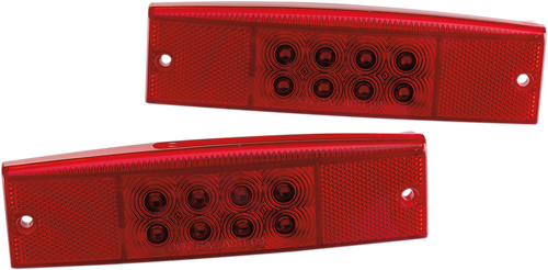 MOOSE OFFROAD Taillights - LED - Ranger Mid - Red 100-2350-PU