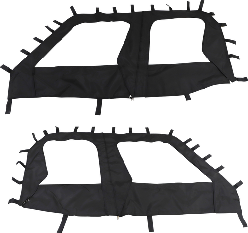 MOOSE OFFROAD Side Enclosure - Black - Kawasaki - Mule '15-'25 PROFXTSE-11