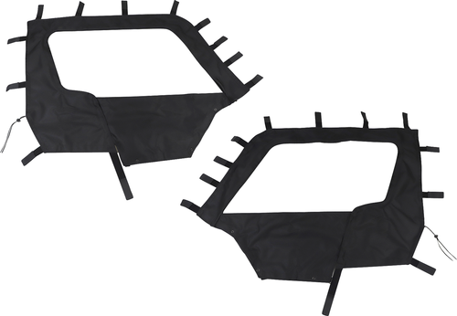 MOOSE OFFROAD Side Enclosure - Black - Yamaha - Wolverine-UTV '24-'25 YWX2SE-11