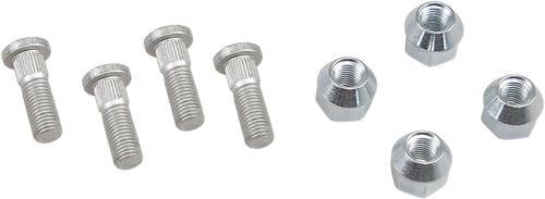 MOOSE OFFROAD Wheel Stud/Nut Kit - Front/Rear - Arctic Cat/Kawaski/Suzuki 85-1040