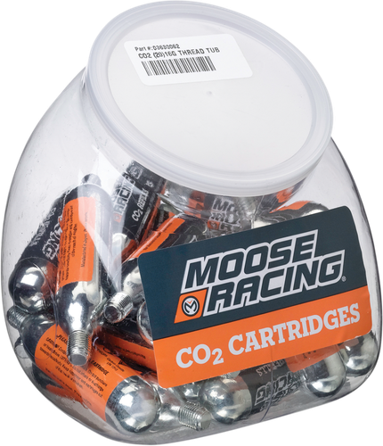 MOOSE OFFROAD Thread Tub - CO2 - 16-Gauge - 20-Pack 0363-0062