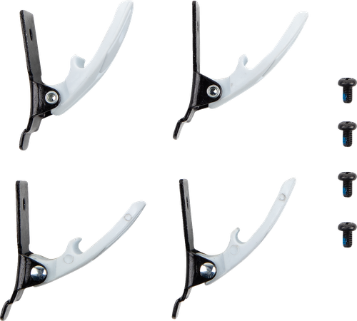 MOOSE OFFROAD Qualifier Boot Buckle Kit - White 3430-1007