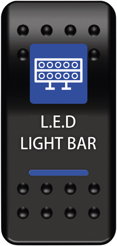 MOOSE OFFROAD Rocker Switch - Light Bar LLB-PWR