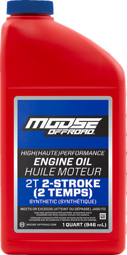 MOOSE OFFROAD 2-Stroke Synthetic Engine Oil - 1 US quart 219383