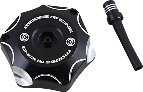 MOOSE OFFROAD Aluminum Gas Cap - Black - Beta T03-5114B
