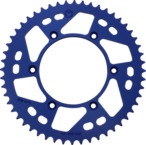 MOOSE OFFROAD Rear Sprocket - Aluminum - 52 Tooth - Blue - Husaberg/Husqvarna/KTM 1211-897-52-12