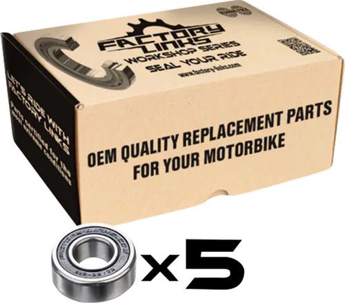 FACTORY LINKS Wheel Bearings - Double Seal - 6904 2RS - 20x37x9 - 5 Pack WBE-E-009