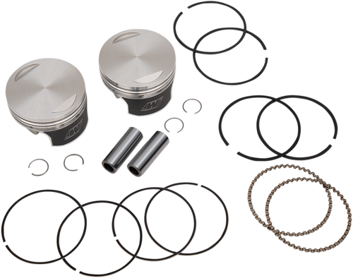 WISECO Tracker™ Series Piston Kit - 3.518" - 1340 cc 80 Cubic Inch - +0.020" - Evolution K0215P2