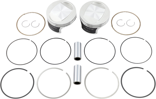 WISECO Tracker™ Series Piston Kit - 3.937" - 88/95 Cubic Inch Bored to 97 Cubic Inch - Standard - Twin Cam K0209PS