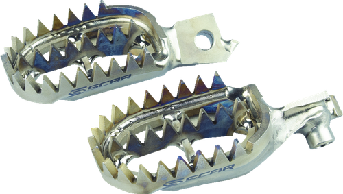 SCAR RACING Gripper Titanium Foot Pegs - Beta RR/RX S7516