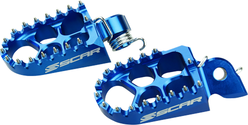 SCAR RACING Evo Foot Pegs - Blue S5510B