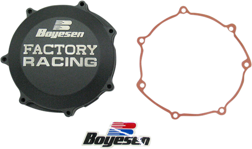 BOYESEN Clutch Cover - Black - Yamaha CC-38B