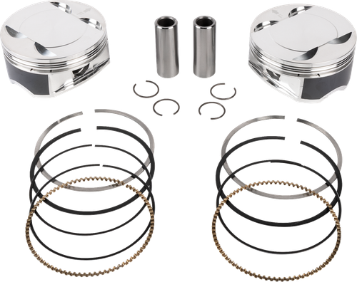 JE PISTONS Piston Kit - 4.255" Bore - 4.375" Stroke - 11.5:1 CR - 107" M8 399155