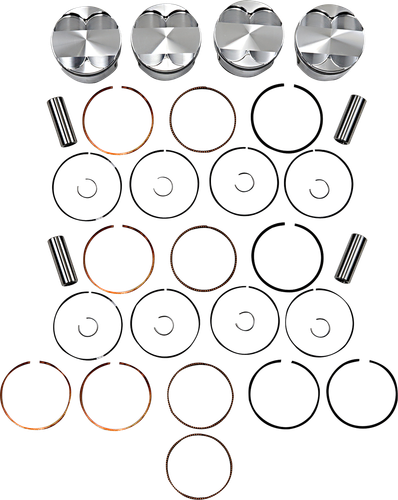 JE PISTONS Piston Kit - 81.00 mm - 12.3:1 CR - Suzuki 167679