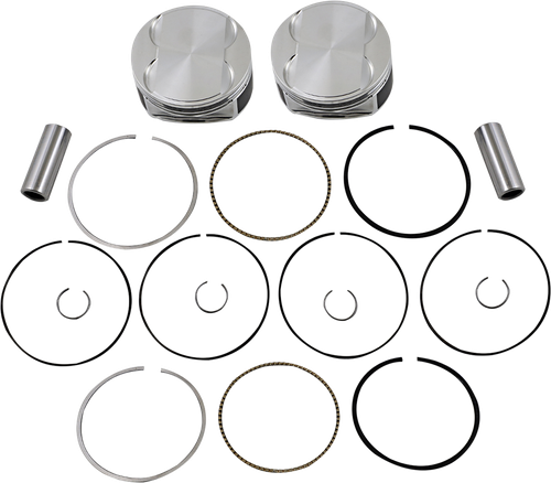 JE PISTONS Piston Kit - 4.080" Bore - +0.005" Oversize - 114"/117" M8 370250