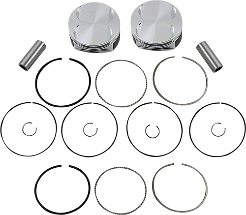 JE PISTONS Piston Kit - 4.125" Bore - +0.050" Oversize - 114"/117" M8 370251
