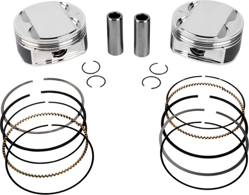JE PISTONS Piston Kit - 4.125" Bore - 4.375" Stroke - 11.5:1 CR - 107" M8 398729