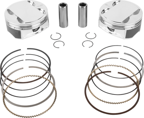 JE PISTONS Piston Kit - 4.260" Bore - 4.500" Stroke - 12.0:1 CR - 114" M8 399163