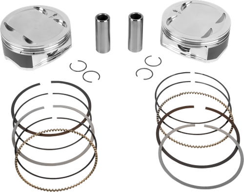 JE PISTONS Piston Kit - 4.320" Bore - 4.500" Stroke - 11.5:1 CR - 114" M8 399159