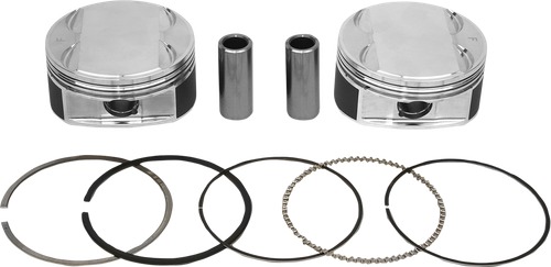 JE PISTONS Piston Kit - 4.016" Bore - Standard - 114"/117" M8 370247