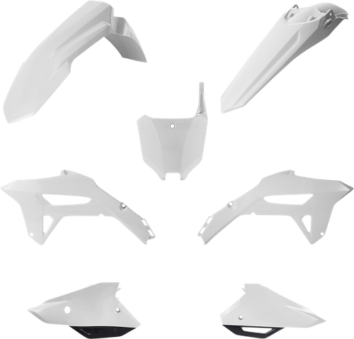 CYCRA 5 Piece Replica Body Kit - Black/White - CRF 250R/450R 1CYC-9431-237