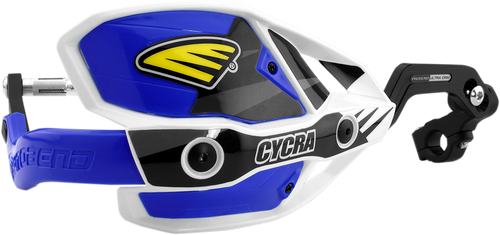 CYCRA 7/8" Ultra Probend™ CRM Wrap Around Handguards - White/Blue 1CYC-7407-62X