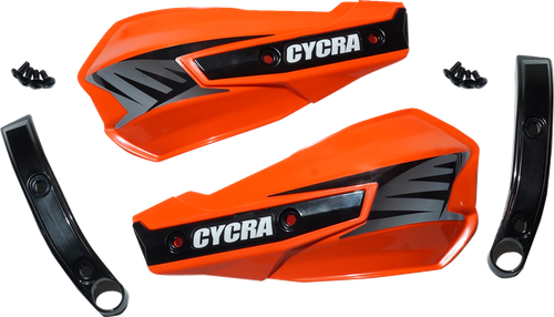 CYCRA Replacement Vortex Handshields w/ Abrasion Guards - Orange  1CYC-1029-22
