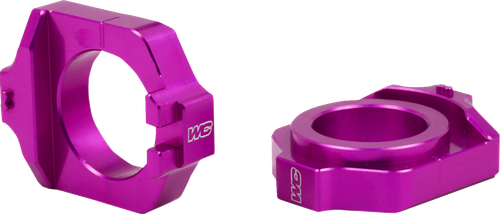 WORKS CONNECTION Elite Axle Block Kit - Purple - Honda 17-P221
