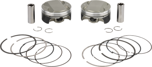 WOSSNER Piston Kit - 4.375" Stroke - 107 CID - M8 K4081DA-2