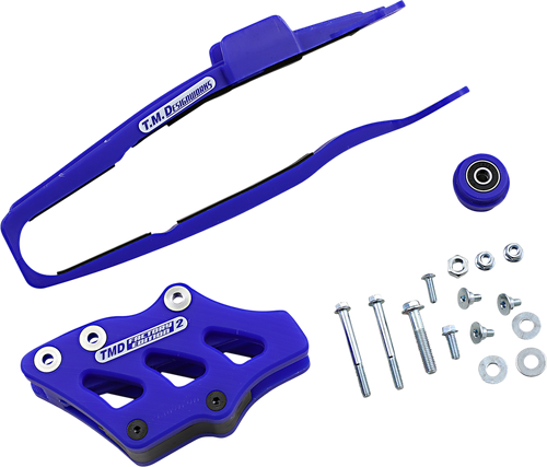 T.M. DESIGNWORKS Chain Guide/Slider - Blue - Yamaha YCP-OR8-BU
