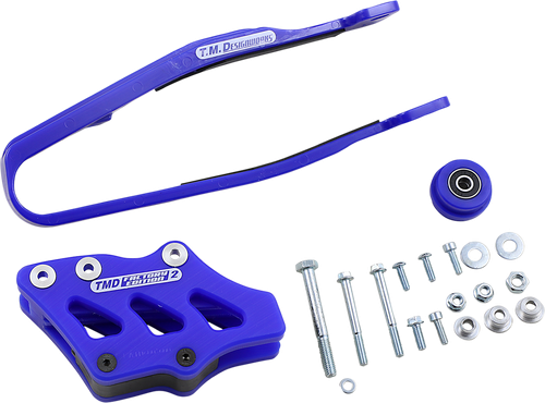 T.M. DESIGNWORKS Chain Guide/Slider - Blue - Yamaha YCP-OR6-BU