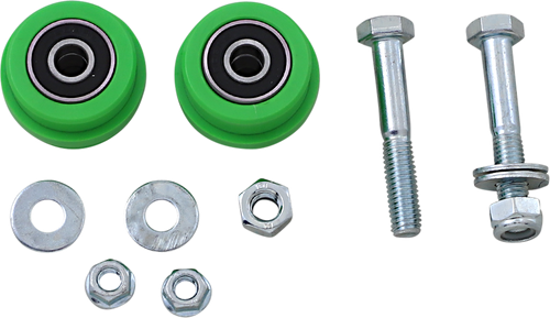 T.M. DESIGNWORKS Chain Roller - Green - Kawasaki/Street ZDK-KXM-GR