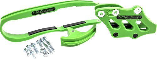 T.M. DESIGNWORKS Chain Guide/Slider - Green - KX 250/450 KCP-K12-GR