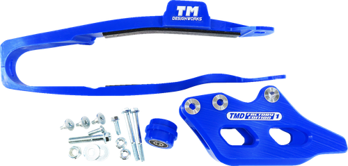 T.M. DESIGNWORKS Chain Guide/Slider - Blue - YZ 450 F YCP-OR9-BU