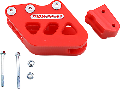 T.M. DESIGNWORKS Chain Guide - Red - Honda RCG-CRM-RD