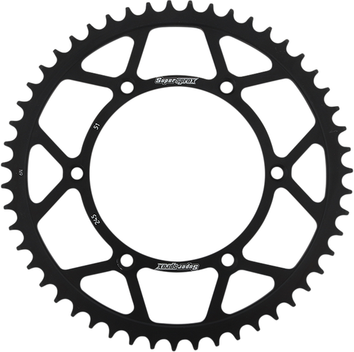 SUPERSPROX Steel Rear Sprocket - 51 Tooth RFE-245-51-BLK