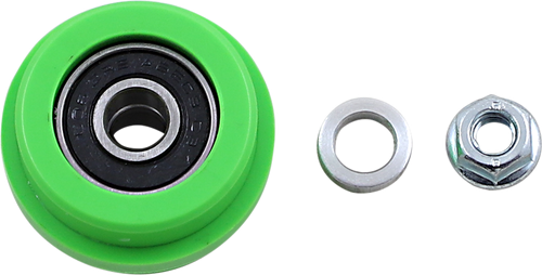 T.M. DESIGNWORKS Chain Roller - Kawasaki - Green PLR-220-GR