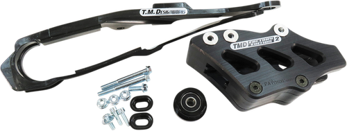 T.M. DESIGNWORKS Chain Guide/Slider - Black - Honda DCK-OR17-BK