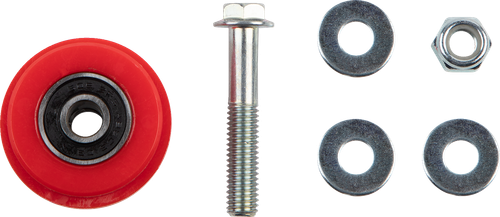 T.M. DESIGNWORKS Chain Roller - Kawasaki/Suzuki/Yamaha - Red PLR-513-RD