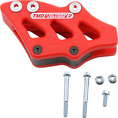 T.M. DESIGNWORKS Chain Guide - Red - Honda RCG-CR4-RD
