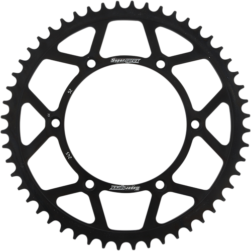 SUPERSPROX Steel Rear Sprocket - 52 Tooth RFE-245-52-BLK