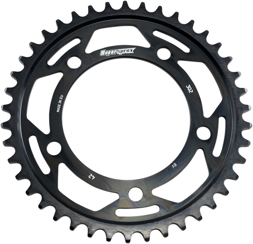 SUPERSPROX Edge Rear Sprocket - 42 Tooth - Black - Honda RFA-302-42-BLK