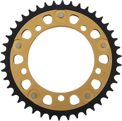 SUPERSPROX Stealth Rear Sprocket - 42 Tooth - Gold - Suzuki/Triumph RST-1800-42-GLD